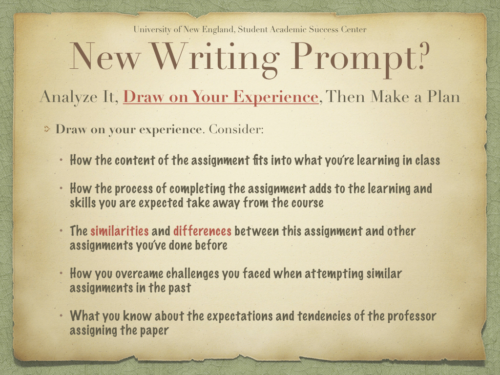 analyze essay prompt